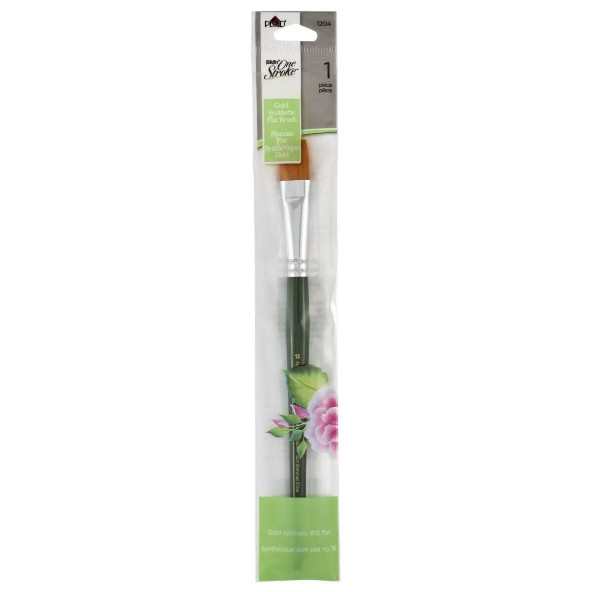 FolkArt ® One Stroke™ Brushes - Flat, #16 - 1204