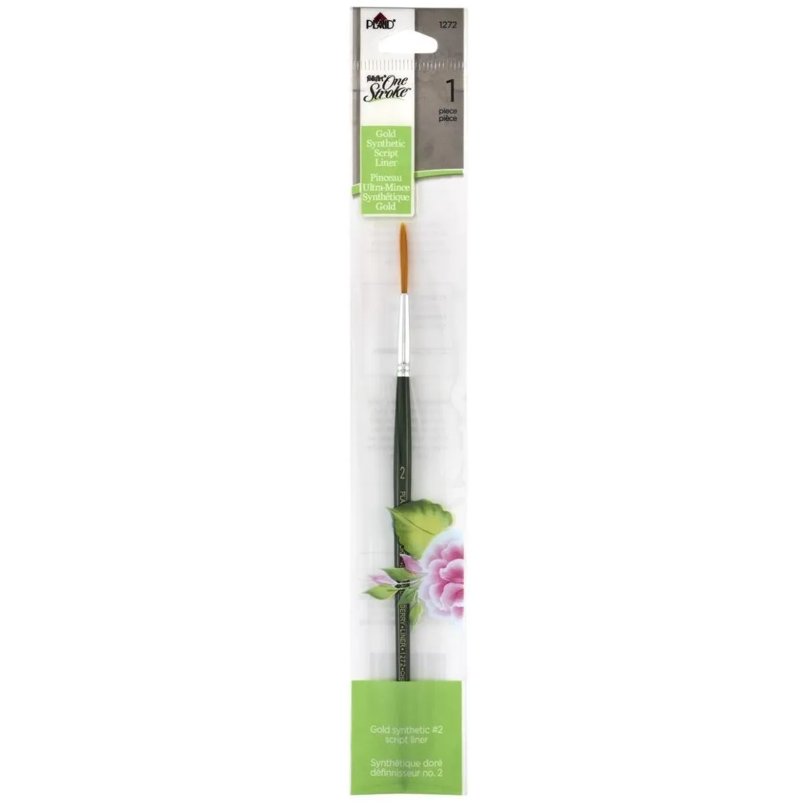 FolkArt ® One Stroke™ Brushes - Script Liner, #2 - 1272