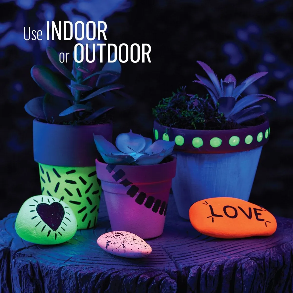 FolkArt ® Glow-in-the-Dark Acrylic Colors 5 FolkArt ® Glow-in-the-Dark Acrylic Colors