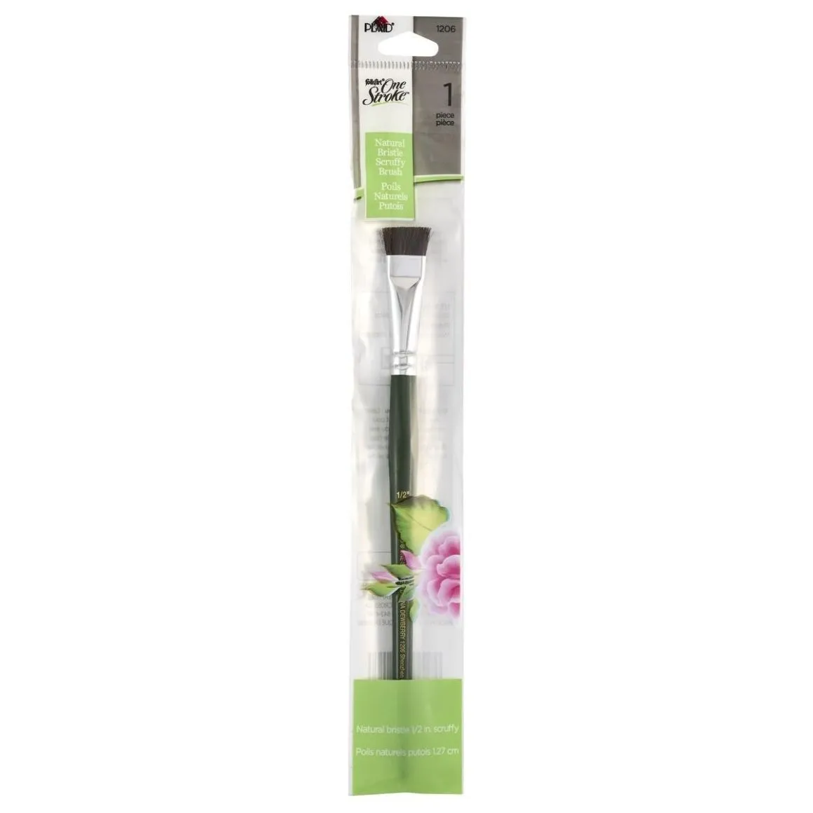 FolkArt ® One Stroke™ Brushes - Scruffy, 1/2" - 1206