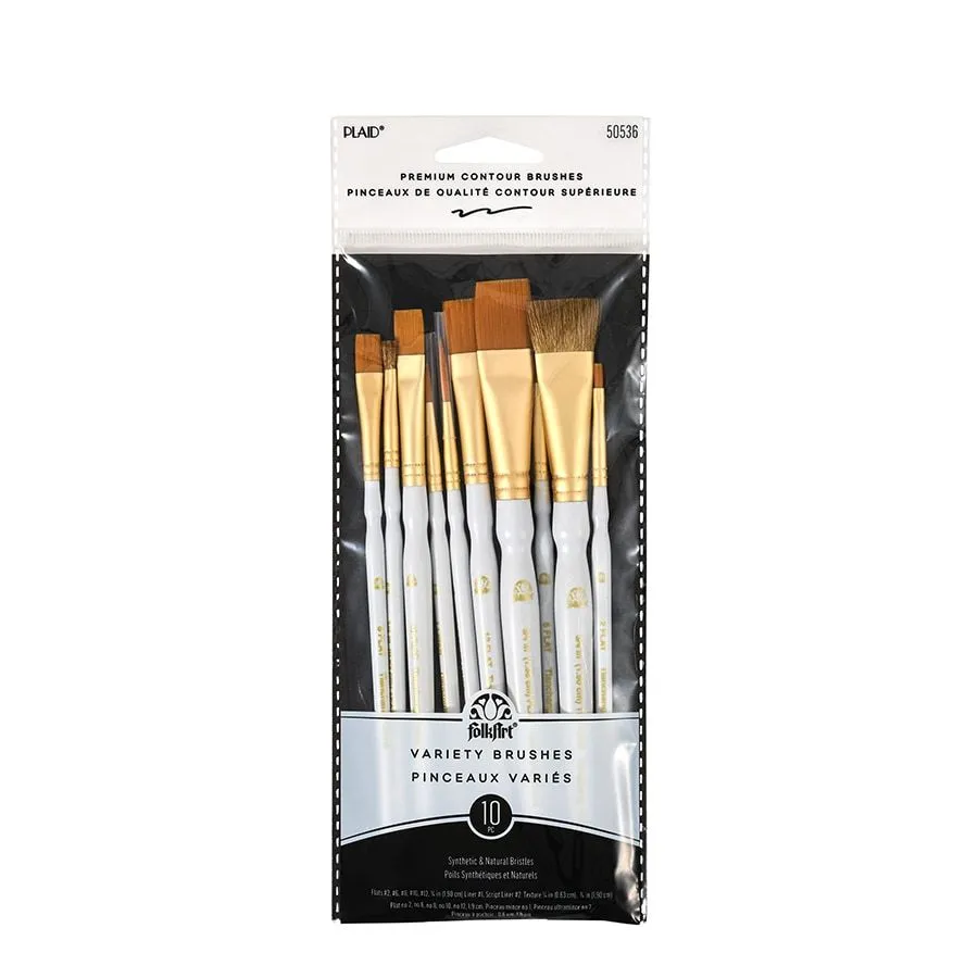 Folkart ® Brush Sets - Artist Variety Set, 10 pc. - 50536