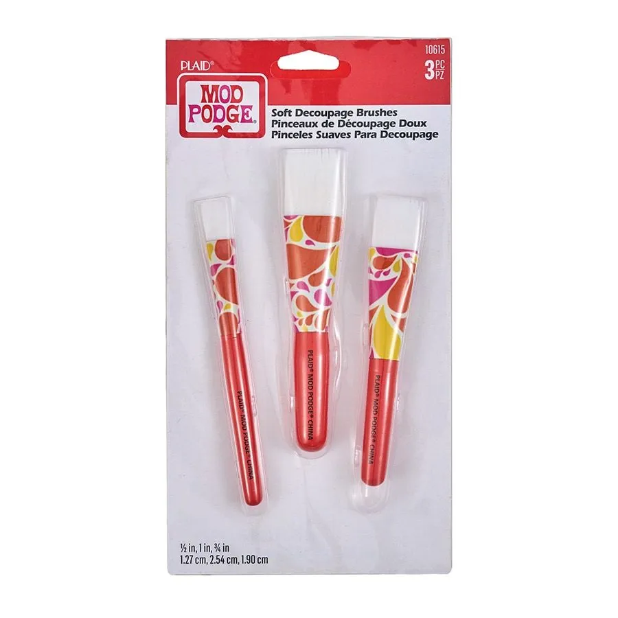 Mod Podge ® 3-piece Decoupage Brush Set - 10615
