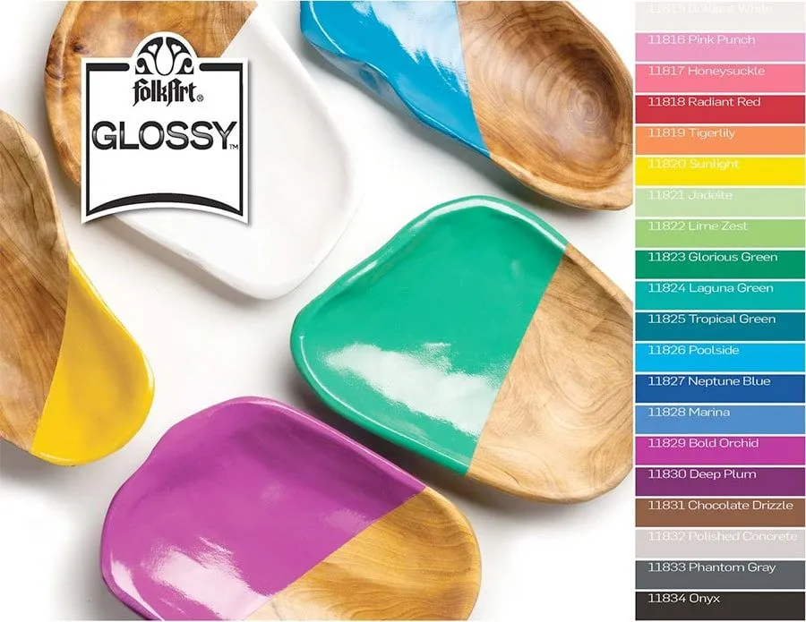 FolkArt ® Glossy Acrylic Paint