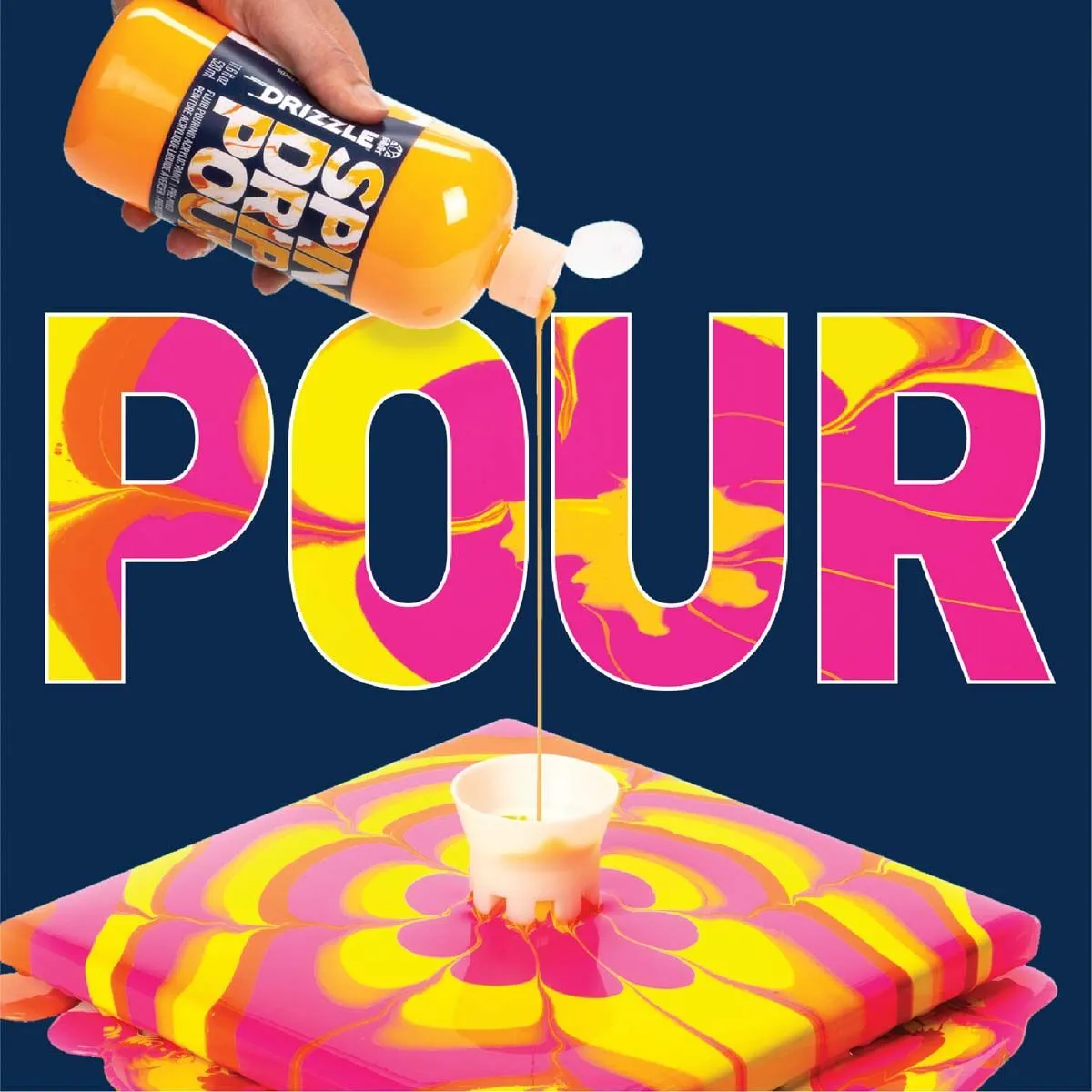 FolkArt ® Drizzle™ Pouring Acrylics 3 FolkArt ® Drizzle™ Pouring Acrylics