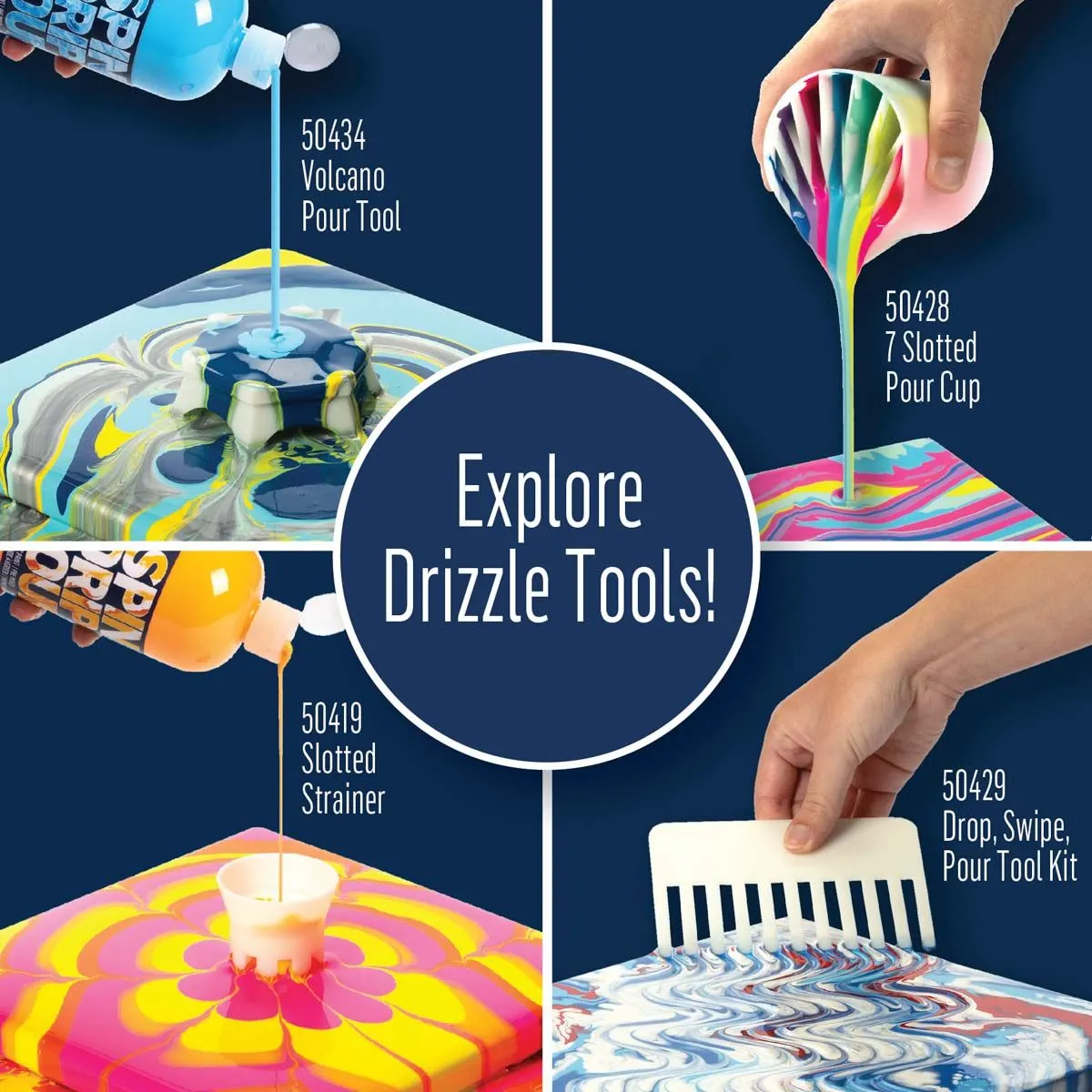 FolkArt ® Drizzle™ Pouring Acrylics 7 FolkArt ® Drizzle™ Pouring Acrylics