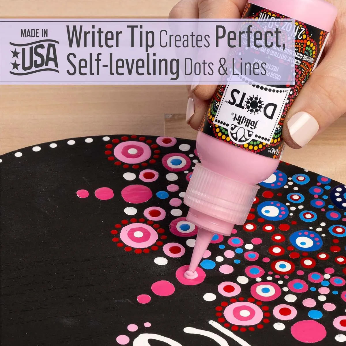 FolkArt ® Dots™ Acrylic Paint 3 FolkArt ® Dots™ Acrylic Paint