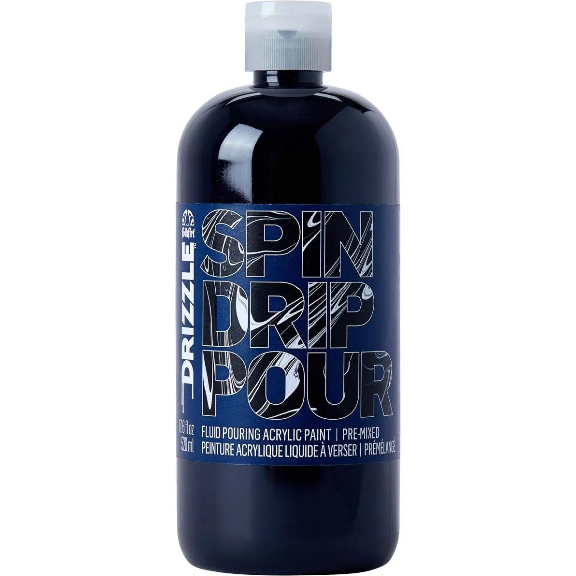 FolkArt ® Drizzle™ Pouring Acrylics - Pitch Black, 17.6 oz. - 50397