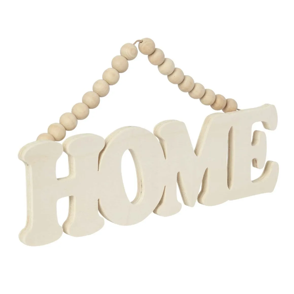 Plaid ® Wood Surfaces - Home Sign with Beaded Handle - 56992