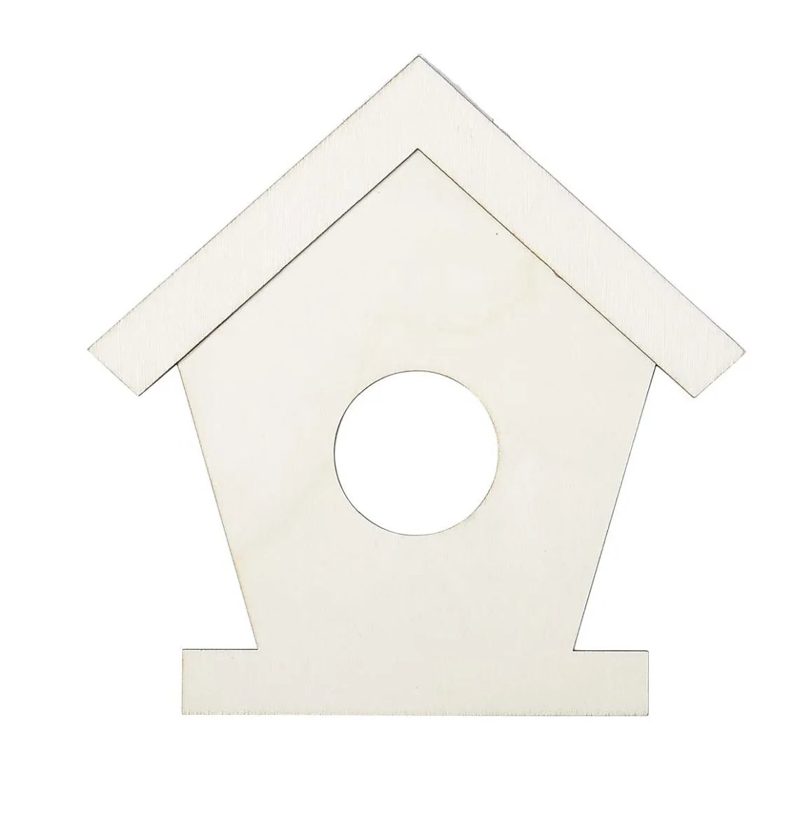 Plaid ® Wood Surfaces - Unfinished Layered Shapes - Birdhouse - 63480