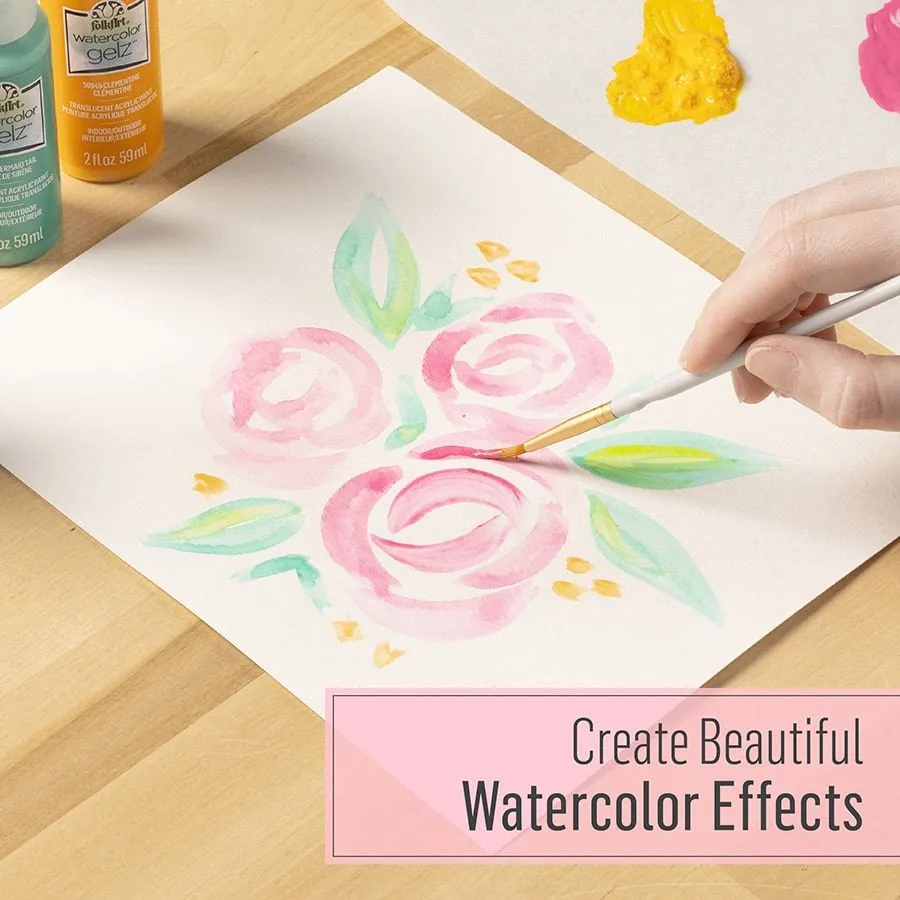 FolkArt ® Watercolor Gelz™ Acrylic Paint 5 FolkArt ® Watercolor Gelz™ Acrylic Paint