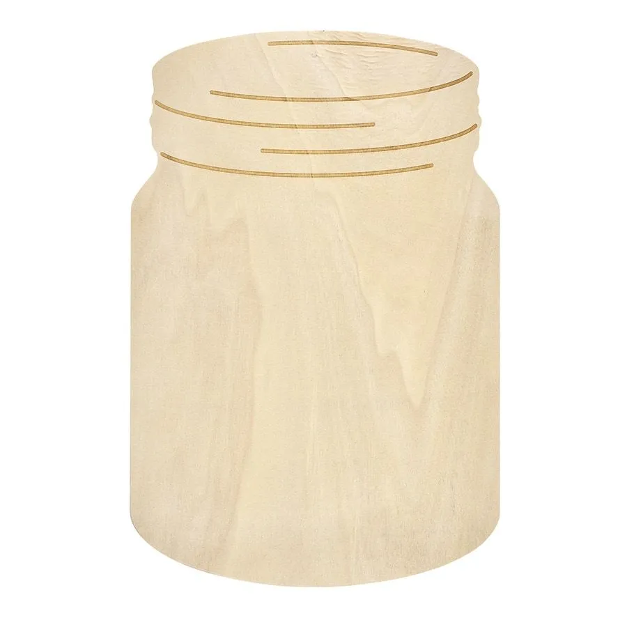 Plaid ® Wood Surfaces - Plaques - Extra Large Mason Jar, 18" x 12" - 56694
