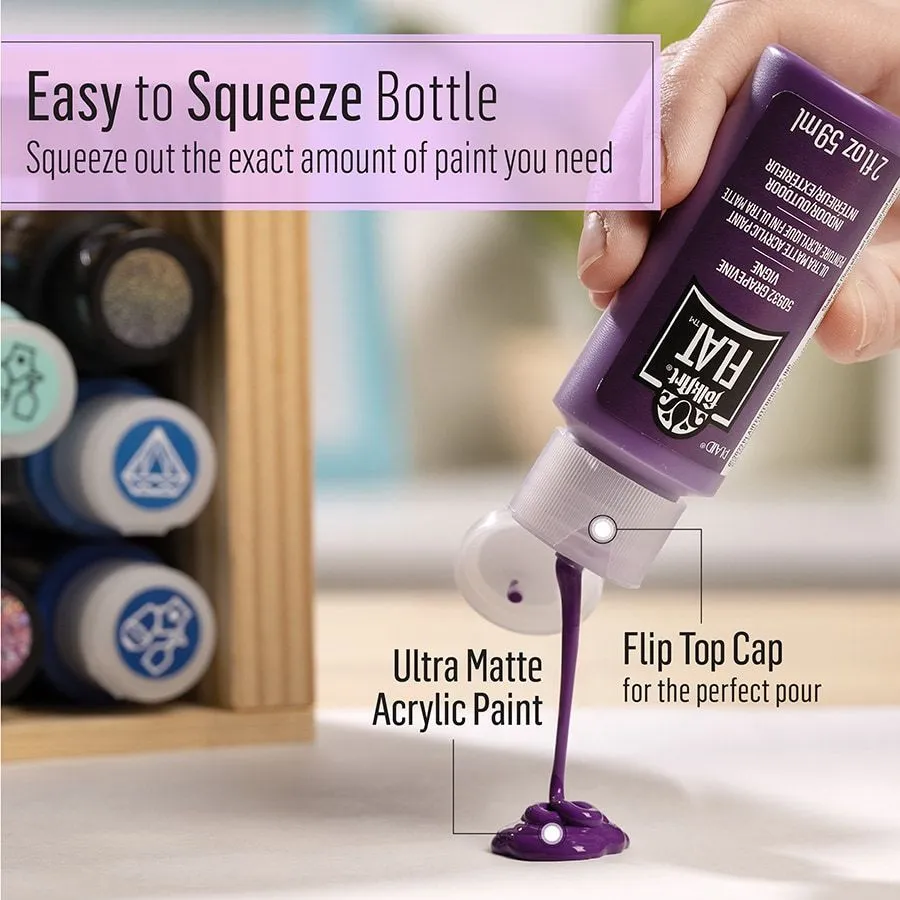FolkArt ® Flat™ Ultra Matte Acrylic Paint 10 FolkArt ® Flat™ Ultra Matte Acrylic Paint