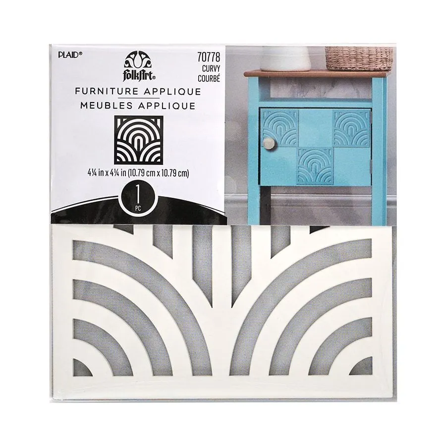 FolkArt ® Furniture Applique - Curvy, 1pc - 70778