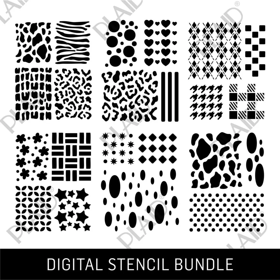 Patterns Digital Stencil Bundle