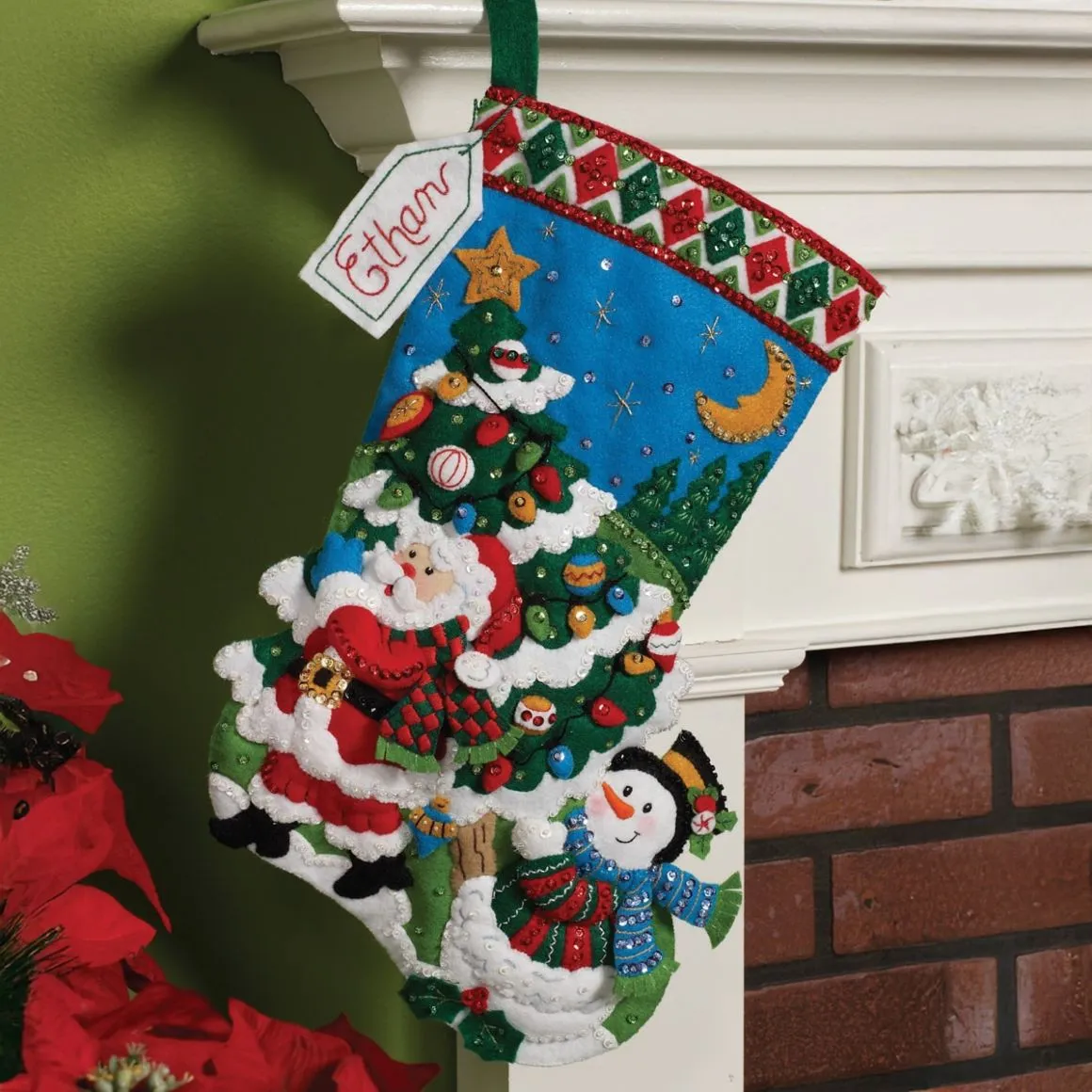 Tree Shopping - Bucilla Digital Stocking Pattern