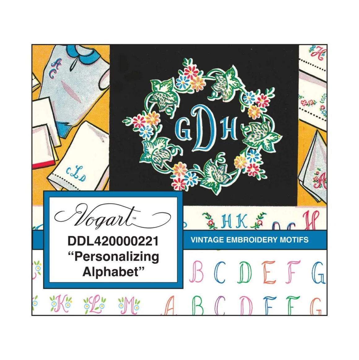Personalizing Alphabet - Vogart™ Digital Embroidery Pattern Pack