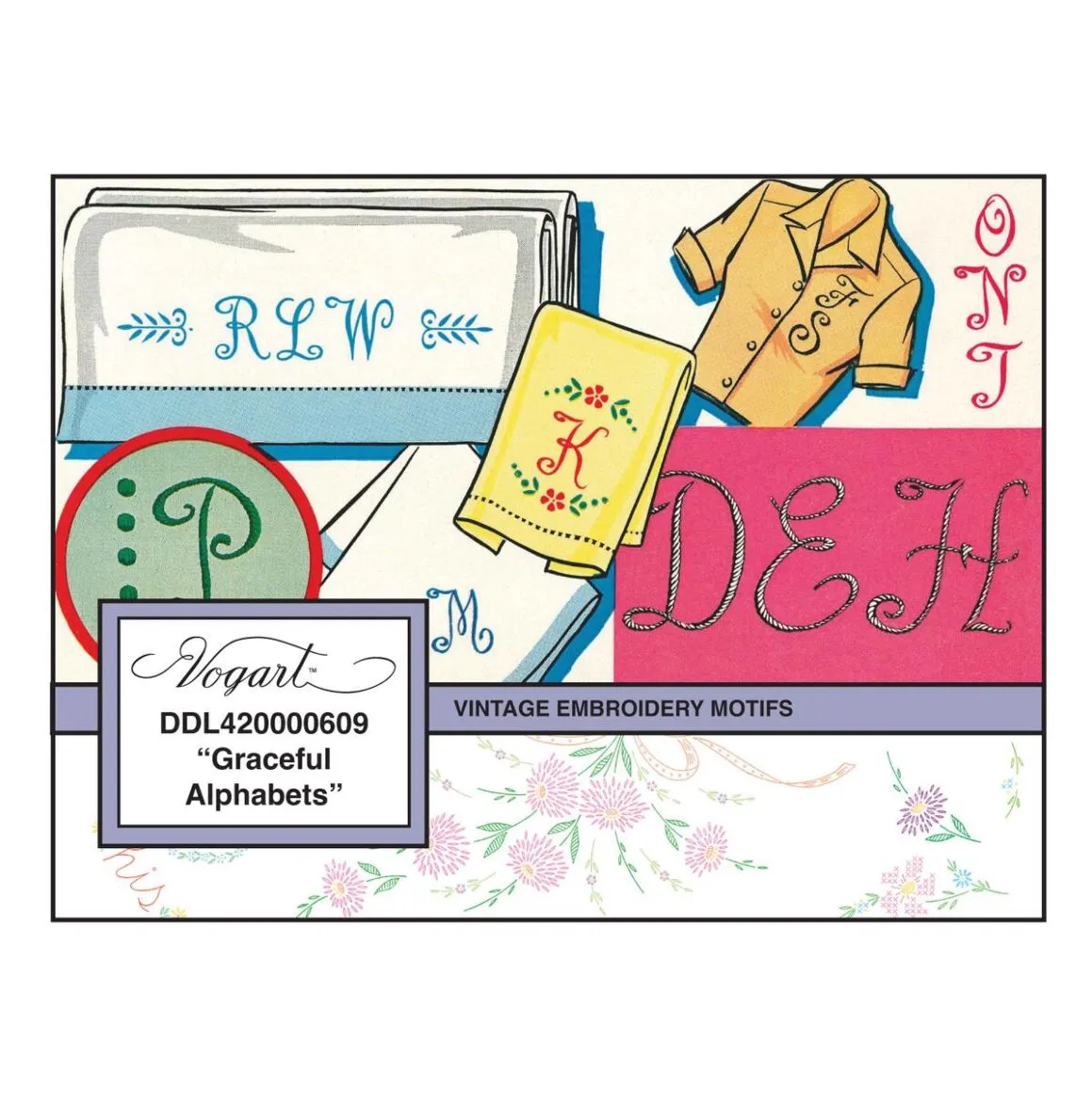 Graceful Alphabets - Vogart™ Digital Embroidery Pattern Pack