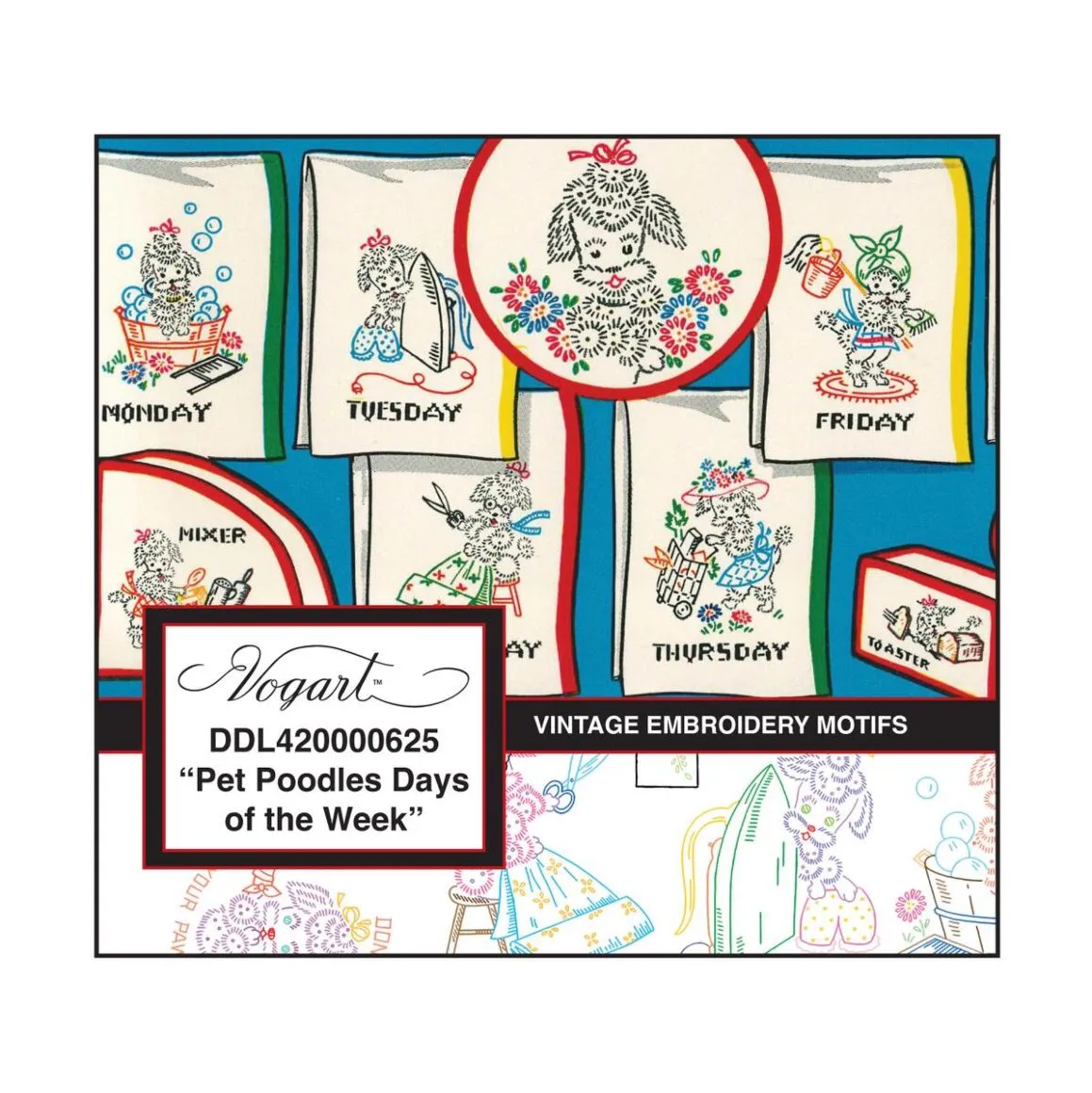 Pet Poodles - Vogart™ Digital Embroidery Pattern Pack