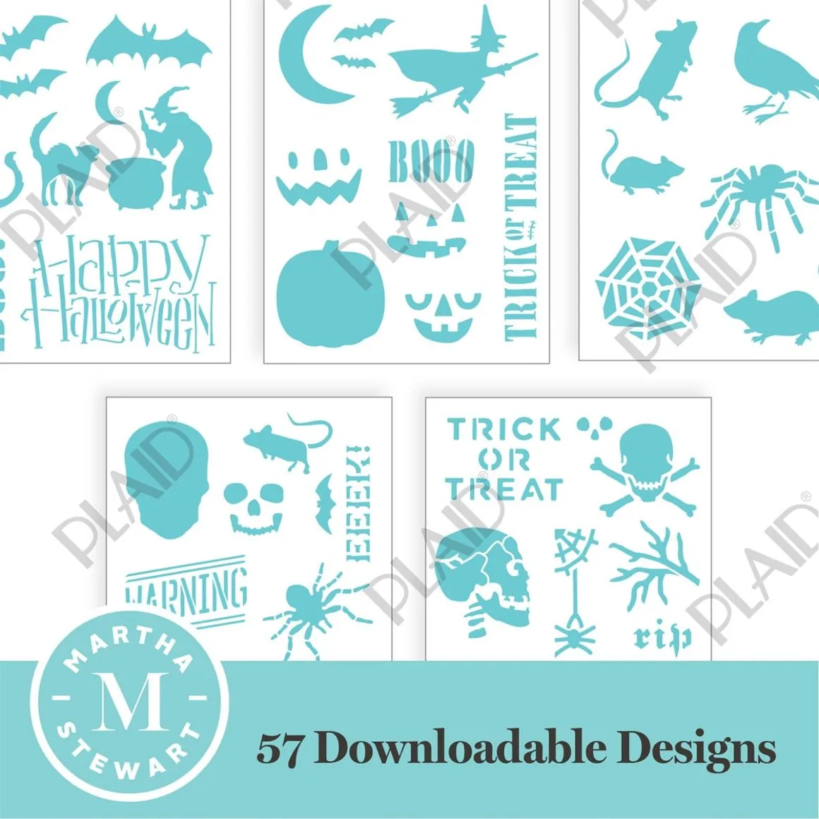 Whimsy Halloween - Martha Stewart SVG Stencil Bundle