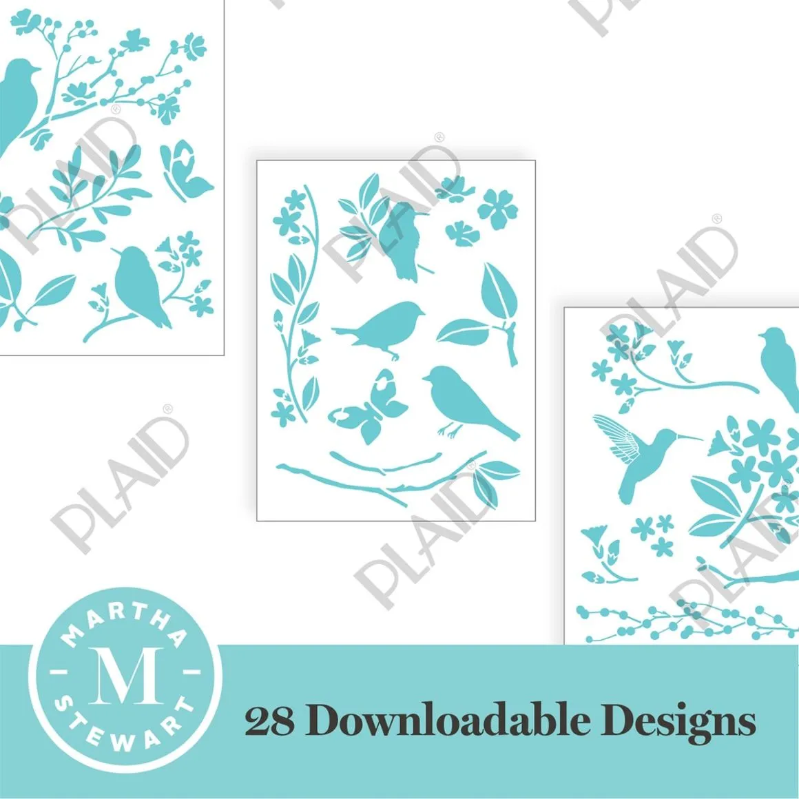 Birds & Blossoms - Martha Stewart SVG Stencil Bundle