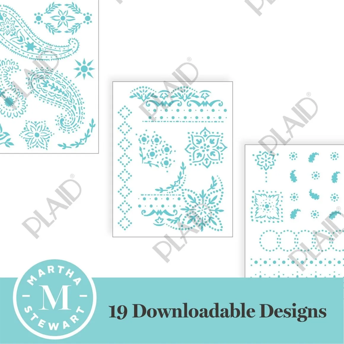 Paisley - Martha Stewart SVG Stencil Bundle