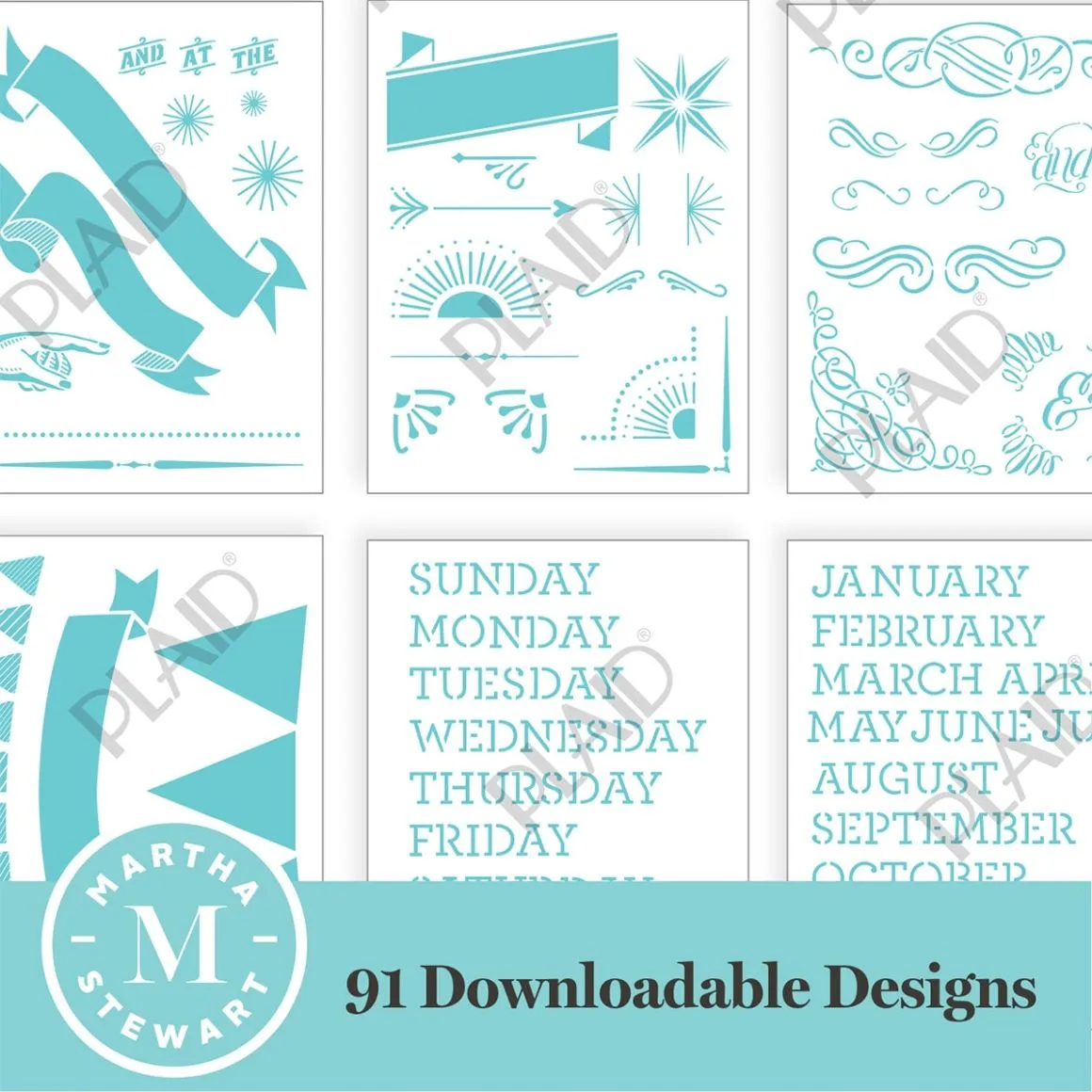 Chalkboard Sign - Martha Stewart SVG Stencil Bundle