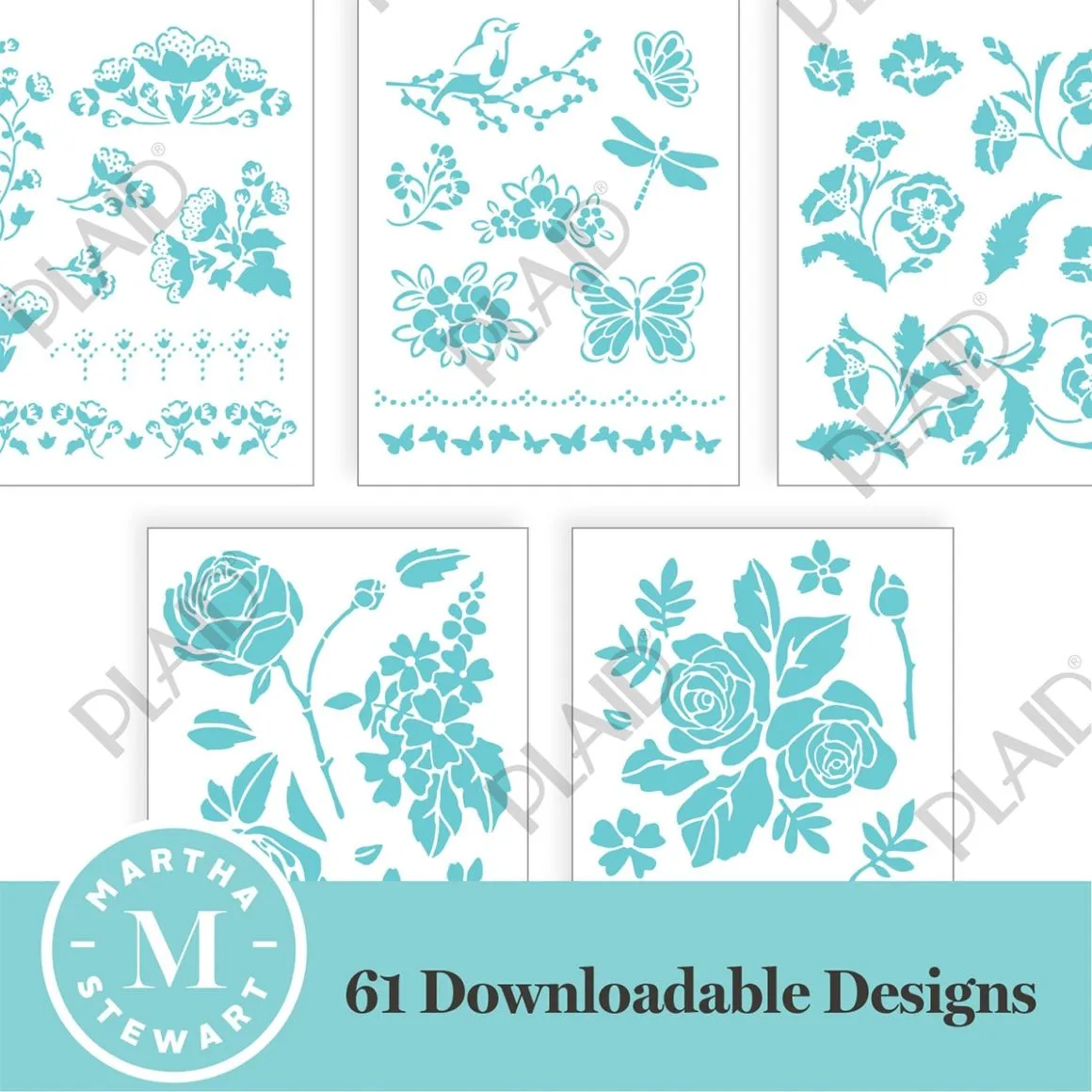 Blooming Gardens - Martha Stewart SVG Stencil Bundle